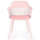 Conjunto Mesa De Jantar Redonda Imperial 70cm Preta Com 2 Cad