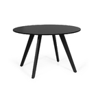 Conjunto Mesa De Jantar Redonda Júlia 120cm Preta Com 4 Cadei