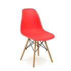 Conjunto Mesa De Jantar Redonda Luana Amadeirada Natural 100c