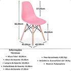 Conjunto Mesa De Jantar Redonda Luana Amadeirada Preta 100cm