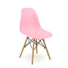 Conjunto Mesa De Jantar Redonda Luana Amadeirada Preta 100cm