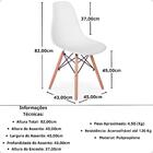 Conjunto Mesa De Jantar Redonda Luana Amadeirada Preta 120cm
