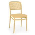 Conjunto Mesa De Jantar Redonda Majestic 70cm Preta Com 4 Cad