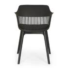 Conjunto Mesa De Jantar Redonda Marci 100cm Natural Com 4 Cad