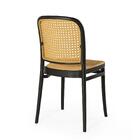 Conjunto Mesa De Jantar Redonda Marci 100cm Preta Com 4 Cadei