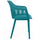 Conjunto Mesa De Jantar Redonda Marci 100cm Preta Com 4 Cadei