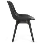 Conjunto Mesa De Jantar Redonda Marci 120cm Preta Com 4 Cadei