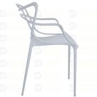 Conjunto Mesa De Jantar Redonda Marci Branca 100cm Com 4 Cade