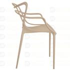 Conjunto Mesa De Jantar Redonda Marci Branca 120cm Com 4 Cade