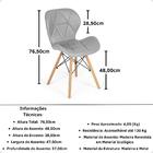 Conjunto Mesa De Jantar Redonda Marci Premium 100cm Natural C