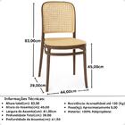 Conjunto Mesa De Jantar Redonda Marci Premium 100cm Natural C