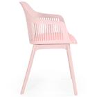 Conjunto Mesa De Jantar Redonda Marci Premium 100cm Natural C