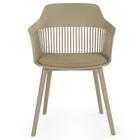 Conjunto Mesa De Jantar Redonda Marci Premium 120cm Natural C