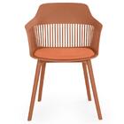 Conjunto Mesa De Jantar Redonda Marci Premium 120cm Natural C