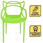 Conjunto Mesa De Jantar Redonda Marci Preta 100cm Com 4 Cadei