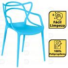 Conjunto Mesa De Jantar Redonda Marci Preta 100cm Com 4 Cadei