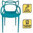 Conjunto Mesa De Jantar Redonda Marci Preta 100cm Com 4 Cadei