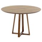 Conjunto Mesa De Jantar Redonda Natural Lara Premium 120cm Co