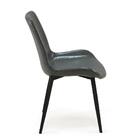 Conjunto Mesa De Jantar Redonda Preta Talia 120cm Com 4 Cadei