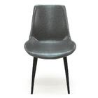 Conjunto Mesa De Jantar Redonda Preta Talia 120cm Com 4 Cadei