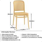 Conjunto Mesa De Jantar Redonda Talia Amadeirada Branca 100cm