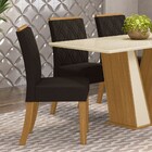 Conjunto Mesa De Jantar Retangular Garda E 6 Cadeiras Vita Na