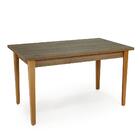 Conjunto Mesa De Jantar Retangular Luiza 135cm Natural Com 4