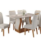 Conjunto Mesa De Jantar Retangular Manuela 160cm X 80cm Com V