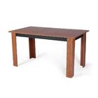 Conjunto Mesa De Jantar Retangular Pérola Cherry 150x80cm Com