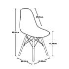 Conjunto Mesa De Jantar Retangular Pérola Cherry 150x80cm Com