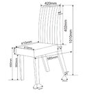 Conjunto Mesa De Jantar Retangular Viel 160x80cm Com Vidro E