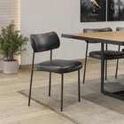 Conjunto Mesa De Jantar Rústica De Madeira Maciça Com Cadeira