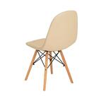 Conjunto Mesa De Jantar Talia Amadeirada Preta 100cm Com 2 Ca