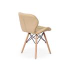 Conjunto Mesa De Jantar Talia Amadeirada Preta 120cm Com 4 Ca