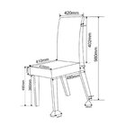 Conjunto Mesa De Jantar Tampo Com Vidro Com 6 Cadeiras Tequil