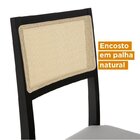 Conjunto Mesa De Jantar Tampo Mdf 2,0m E 6 Cadeiras Tiê Cabec