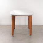 Conjunto Mesa De Jantar Tampo Vidro E Mdf 1,60m E 4 Cadeiras