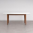 Conjunto Mesa De Jantar Tampo Vidro E Mdf 1,60m E 6 Cadeiras