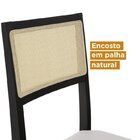 Conjunto Mesa De Jantar Tampo Vidro E Mdf 1,80m E 6 Cadeiras