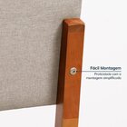 Conjunto Mesa De Jantar Tangará 180cm E 6 Cadeiras Estofadas