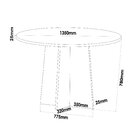 Conjunto Mesa De Jantar Versatil Com 6 Cadeiras  Móveis Pinho