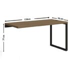 Conjunto Mesa Diretor Em L 1,50 X 1,50m Munique Kappesberg