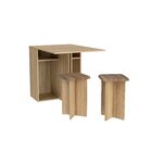 Conjunto Mesa Dobrável 2 Banquetas Ba500 Djd Mel