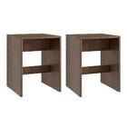 Conjunto Mesa Dobrável 4 Banquetas Baixas Ameixa Negra