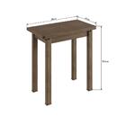 Conjunto Mesa Dobrável 4 Banquetas Baixas Ameixa Negra