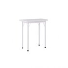 Conjunto Mesa Dobrável 4 Lugares Bona Vita Móveis Branco