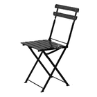 Conjunto Mesa Dobrável 60x60 Cm Com 2 Cadeiras Ferro E Madeir