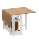 Conjunto Mesa Dobrável + 4 Cadeiras Butterfly Branco