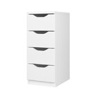 Conjunto Mesa Dobrável +  Gaveteiro 04 Gavetas Premium