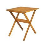 Conjunto para Jardim Mesa Dobrável com 2 Cadeiras 72x60x60cm Eucalipto Caramelo Solarium Naterial